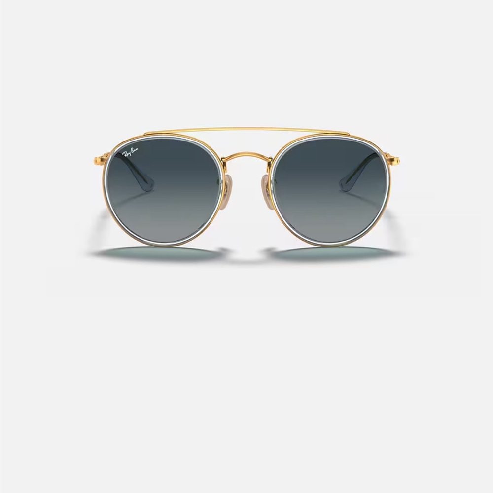 Round Double Bridge Raybans - Picture 2 of 5